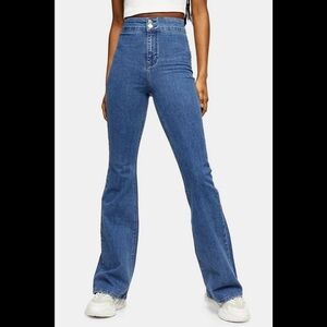 top shop flare jeans